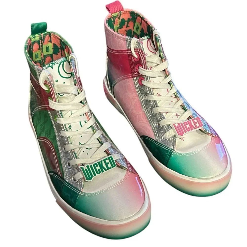 Like New Wicked Colorful High-Top Sneakers